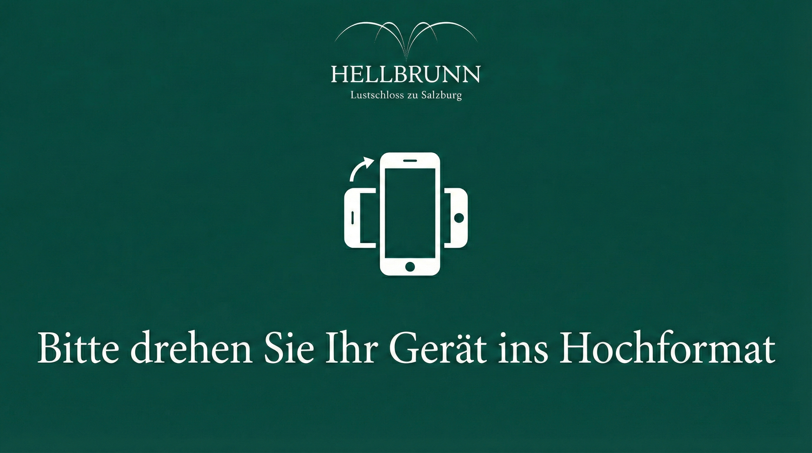 Bitte drehen Sie Ihr Gerät ins Hochformat